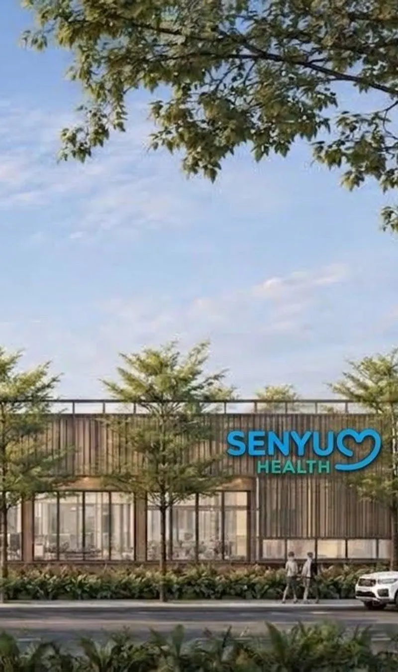 Render tampak depan klinik Senyum Health di CIBIS Park